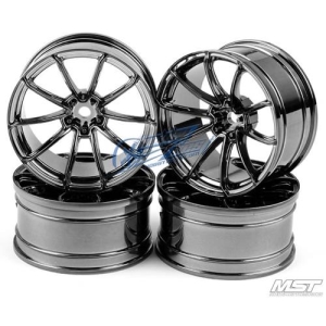 102077SBK MST Silver black GTR wheel offset 7 (4 PCS)