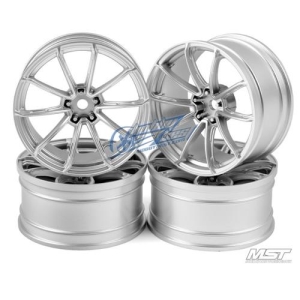 102077FS MST Flat silver GTR wheel offset 7 (4 PCS)