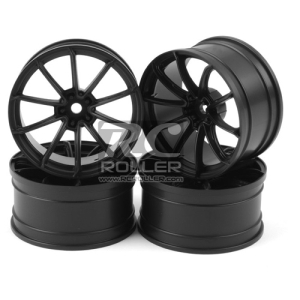 MST 102076FBK Flat black GTR wheel (+5) (4)