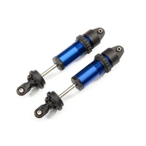 AX8961 Shocks, GT-Maxx®, aluminum (blue-anodized) (fully assembled w/o springs) (2)