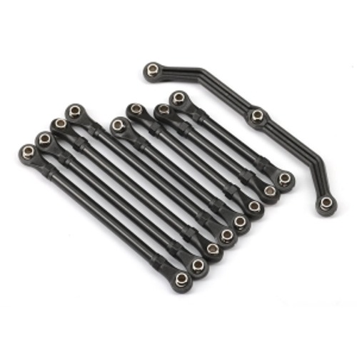 AX9742R Suspension link set,complete front &amp; rear-includes steering link-1,front lower links-2,front upper links-2,rear links-4-assembled with hollow balls